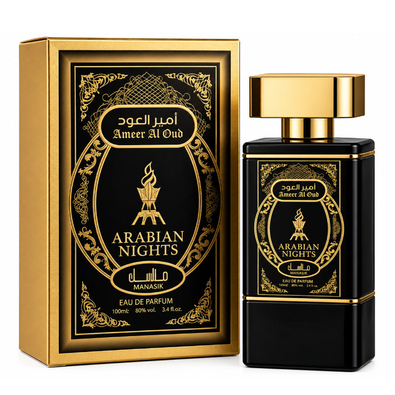 Ameer Al Oud Arabian Nights Eau de Parfum 100 ml – Aroma Intensa Orientala Unisex