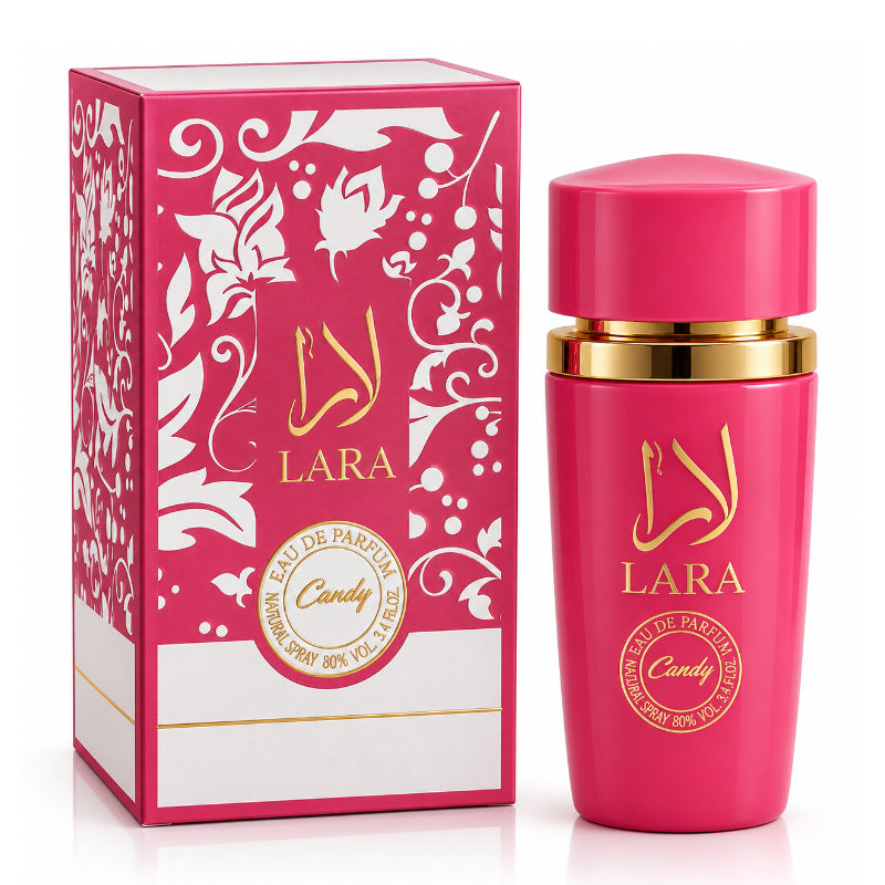 Apă de Parfum LARA Candy 100ml – Un Parfum Feminin, Gurmand și Elegant de Inspirație Orientală