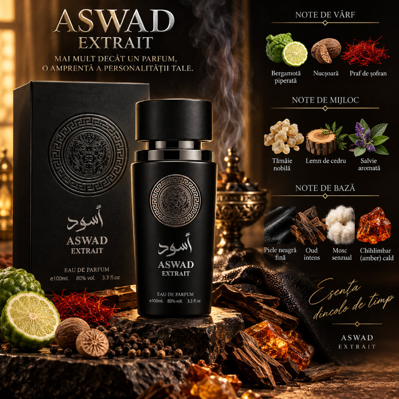 Aswad Extrait – Eau de Parfum 100 ml Masculin