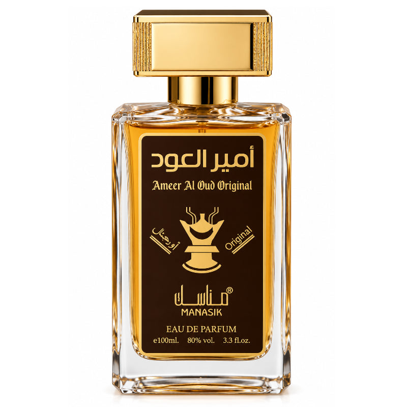 Eau de Parfum Ameer Al Oud Original, Unisex, 100 ml – O Călătorie Senzorială în Inima Orientului