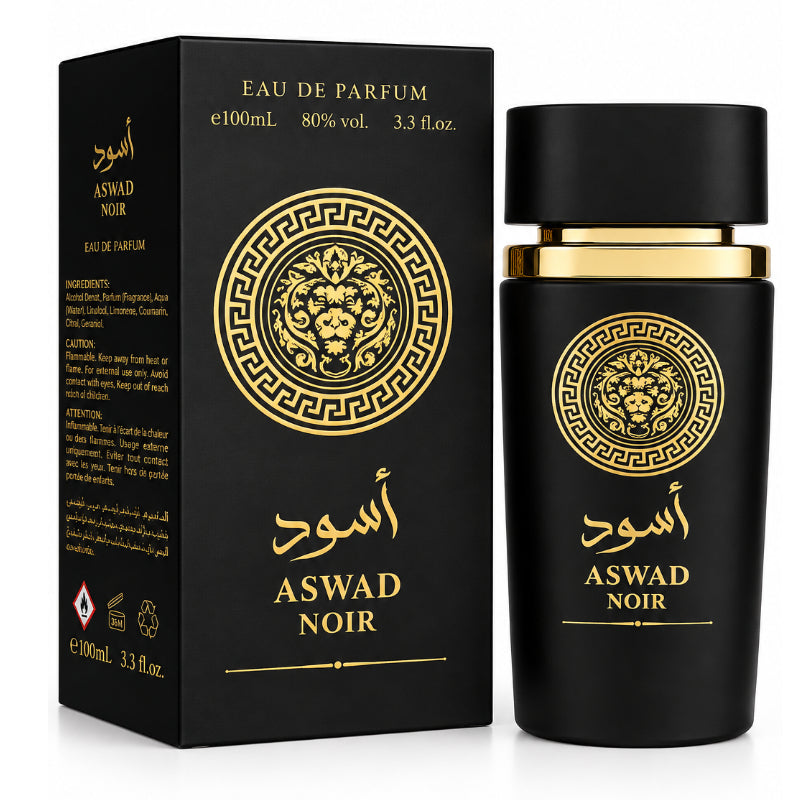 Apa de Parfum Aswad Noir, 100ml , Barbati