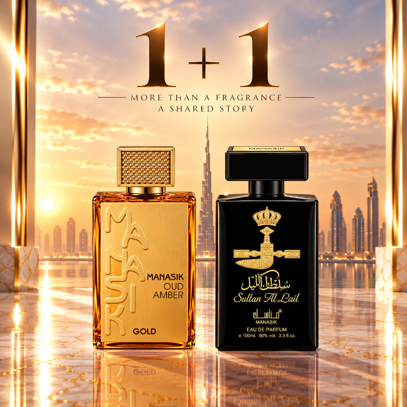 SET PARFUMURI BĂRBAȚI 1+1 – OUD AMBER GOLD + SULTAN AL LAIL