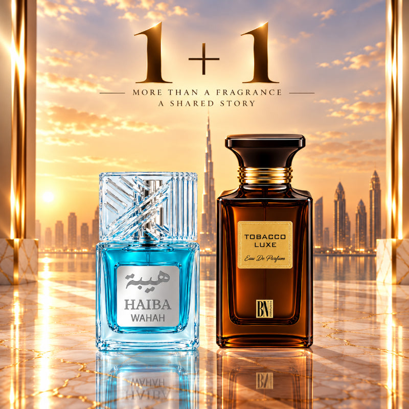 SET PARFUMURI UNISEX 1+1 – HAIBA WAHAH + TOBACCO LUXE