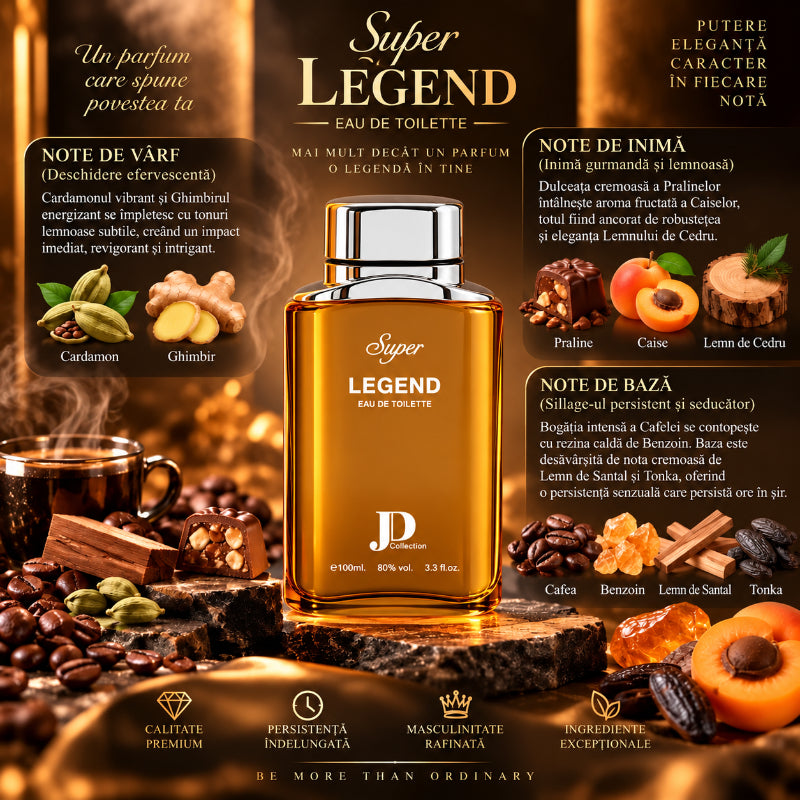 Parfum Super Legend JD –  Eau de Toilette, 100 ml | Parfum Unisex