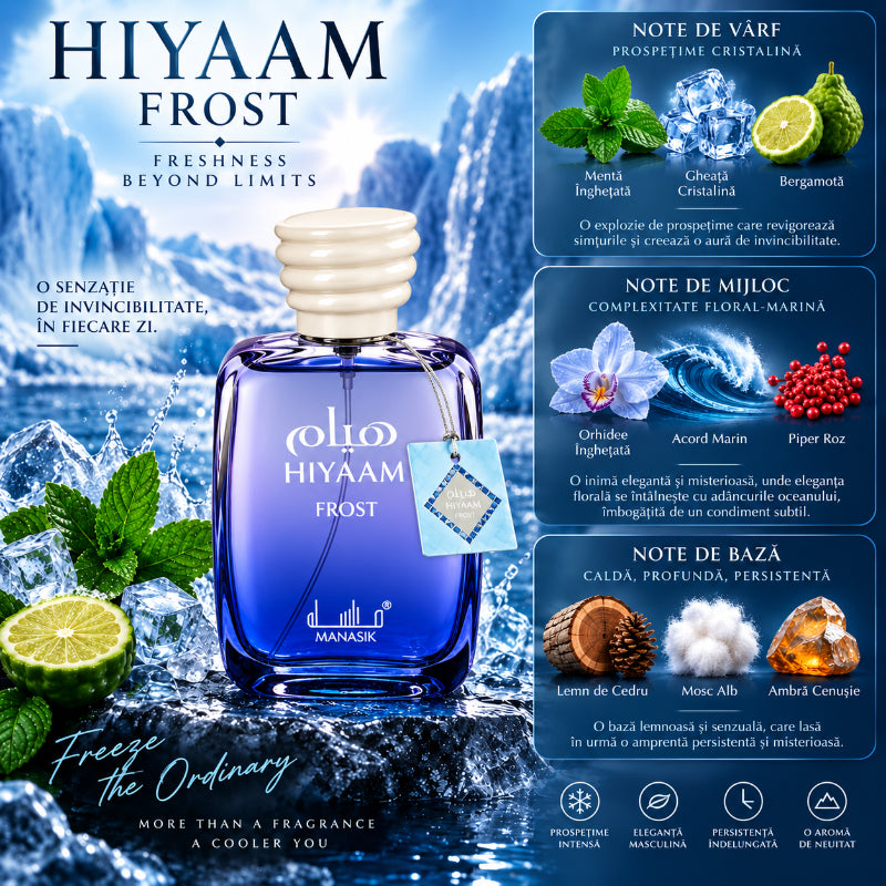 HIYAAM FROST EDP 100 ml – Esența Eleganței Arctice