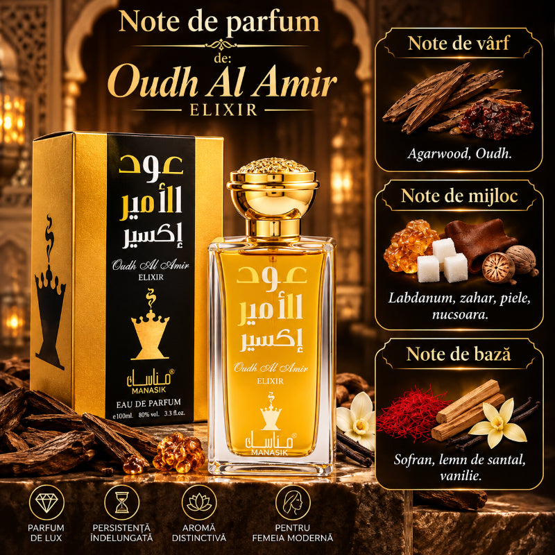 Oudh Al Amir Elixir Manasik – Eau de Parfum 100ml
