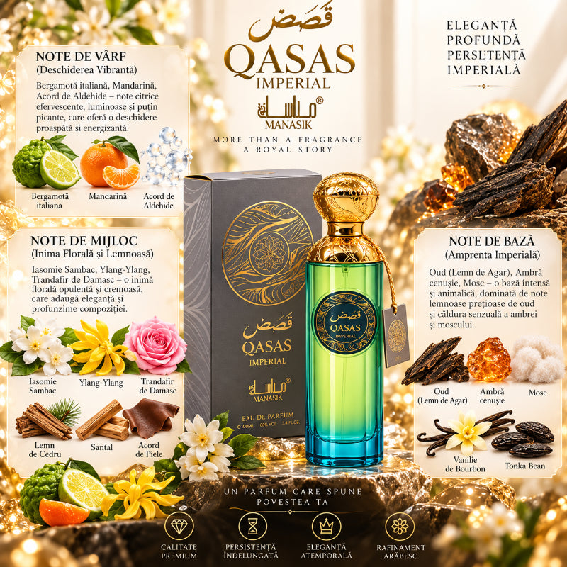 QASAS IMPERIAL Unisex, Extrait de Parfum, 100 ml